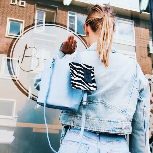 Shopper (M) - lichtblauw