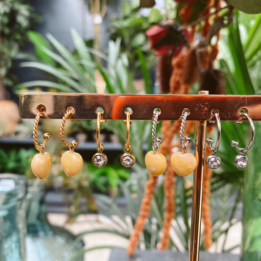 Oorringen Diamantje - Goud