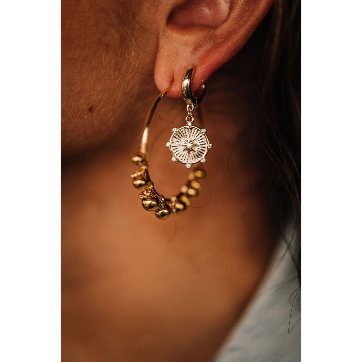 Pendientes Night Sky Starlight - Oro