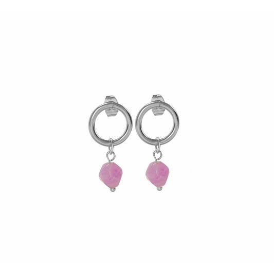 Oorbellen Chalcedoon - Zilver