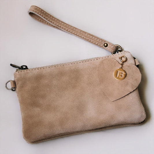 Leer Crossbodytas - Kameel