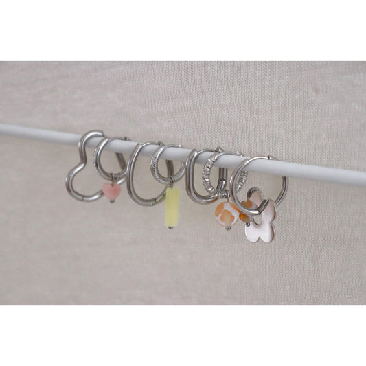 Pendientes Flor Plata