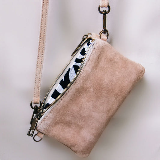 Leer Crossbodytas - Kameel