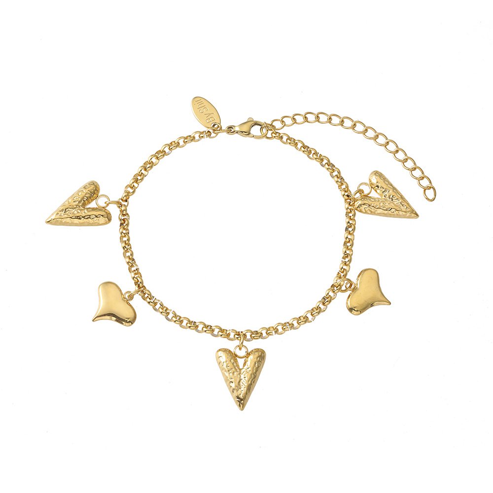 Edelstalen Armband Liefde - Goud